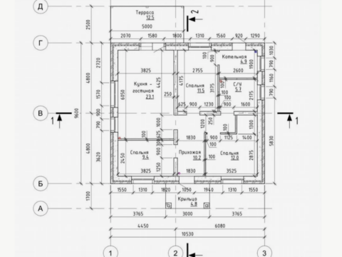 Сл. Леваши — Дом 94,1 м² - фото 8